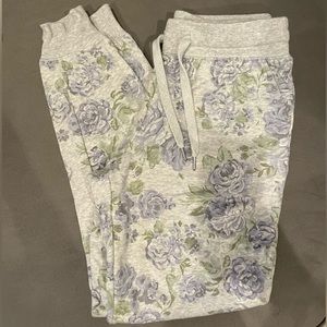 Old navy floral sweat pant joggers